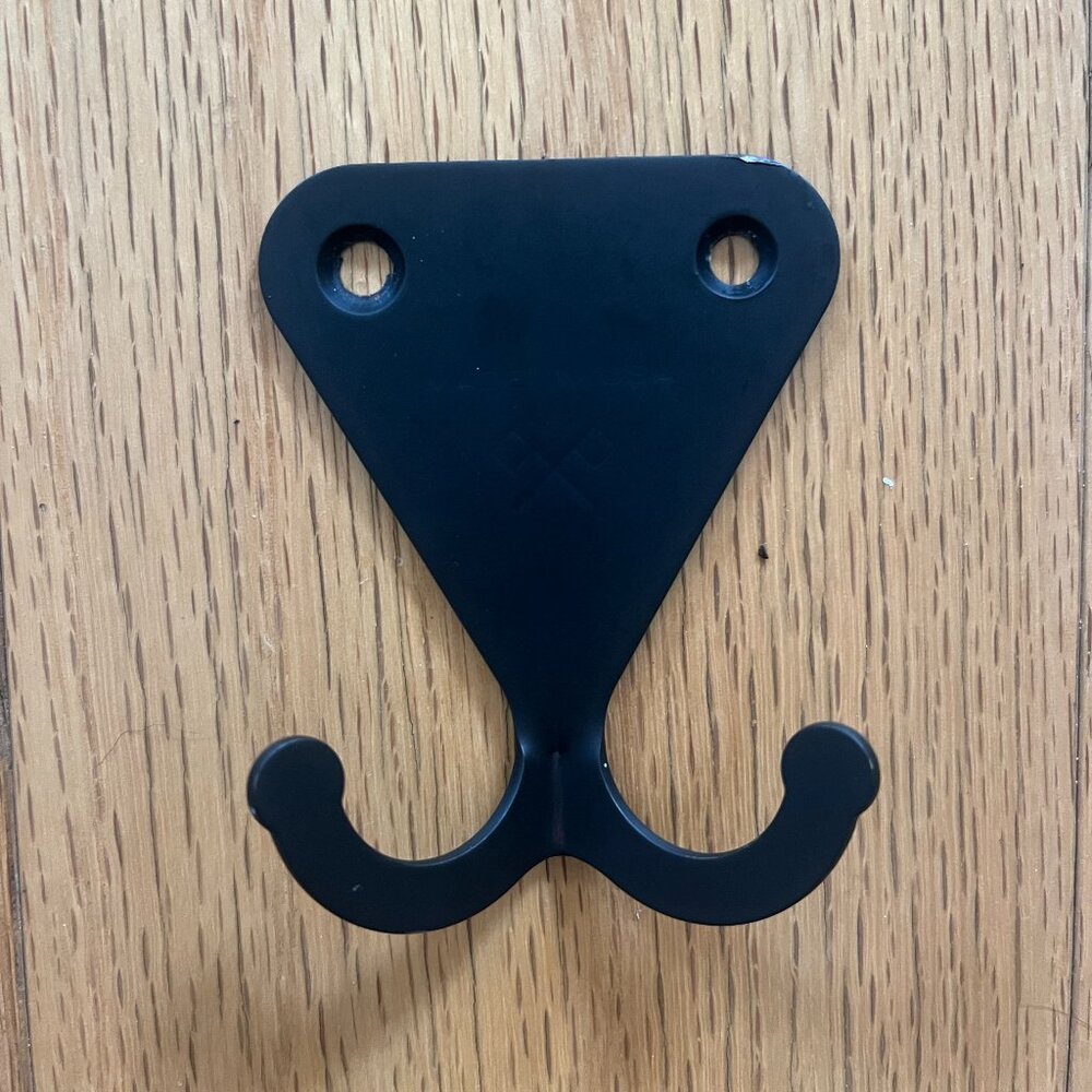 2 Metal Powder coated wall hangers